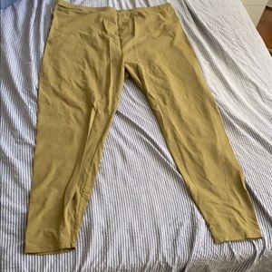 Olive green leggings